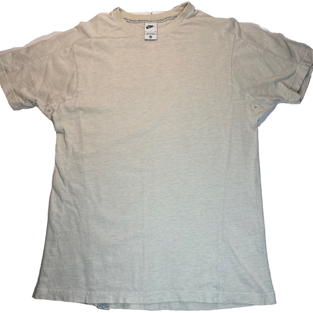 Nike Crater Impact T-Shirt Beige Recycled Materials Men's Small Tee‎